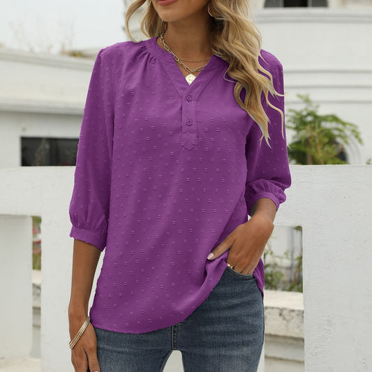 Bell Shape Long Sleeves Blouse